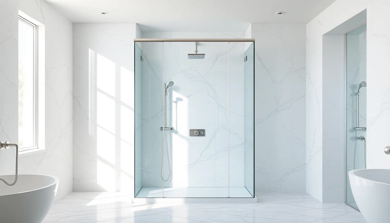 Transform your bathroom with elegant showers integrating modern fixtures and luxurious designs.