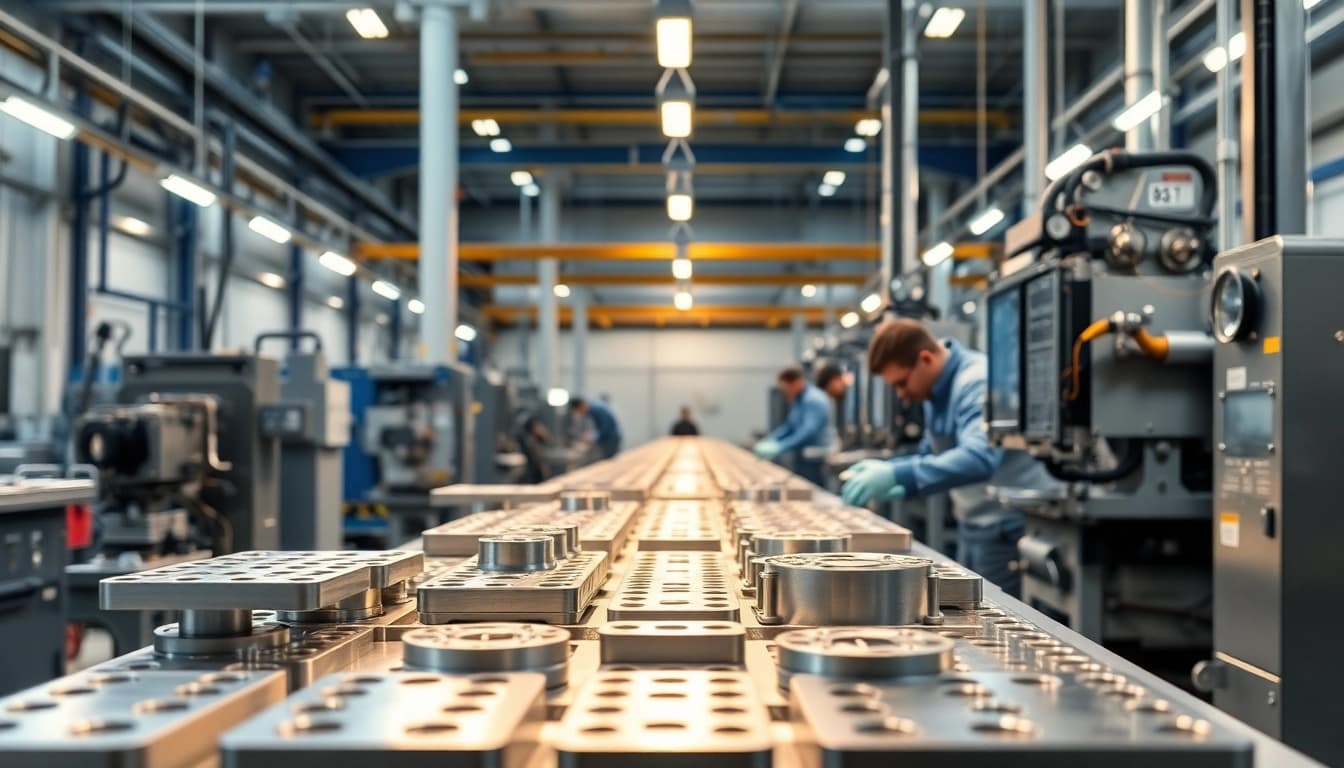 Plating on high silicone aluminium Malaysia showcased in a modern diecasting facility.