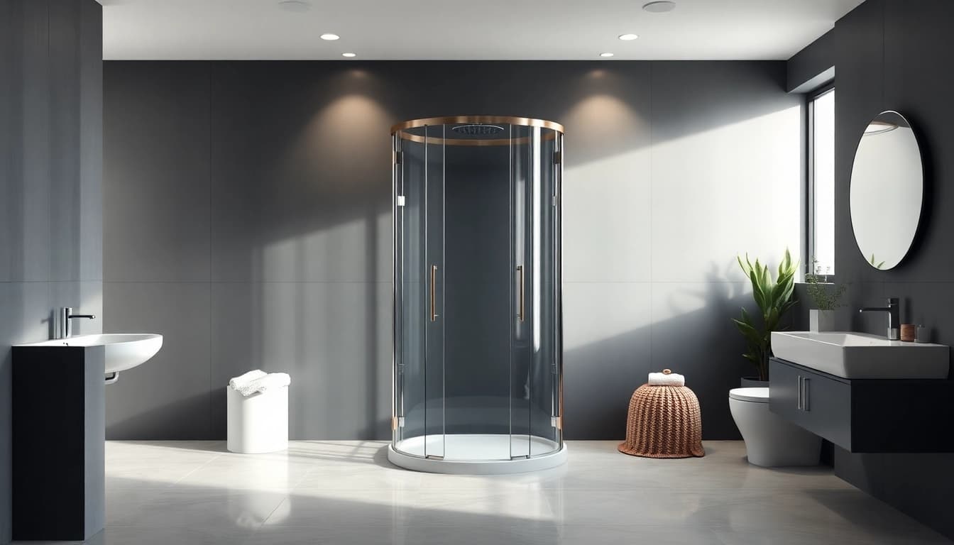 Gestalte ein modernes Badezimmer mit Sonni Sanitär Produkten, die Eleganz und Funktionalität bieten.