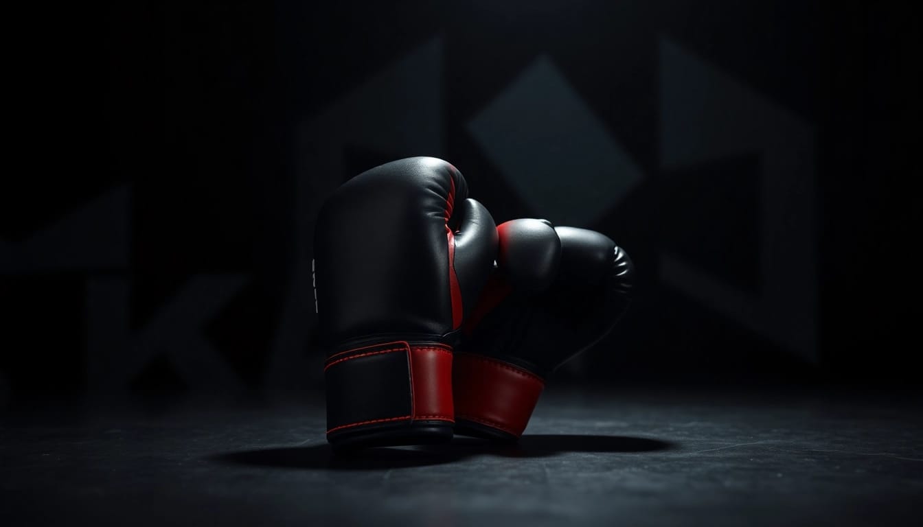 MMA gloves showcasing high-quality design for optimal performance in training and competitions.