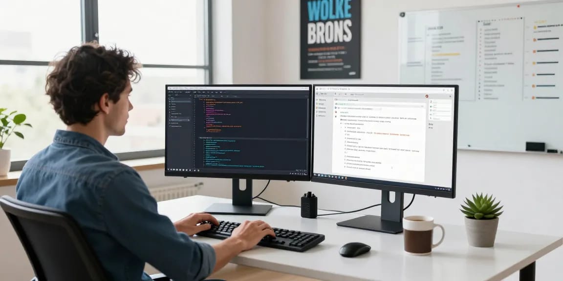 Maximize your productivity with 截图工具下载 in a modern tech workspace showcasing innovative software development tools.