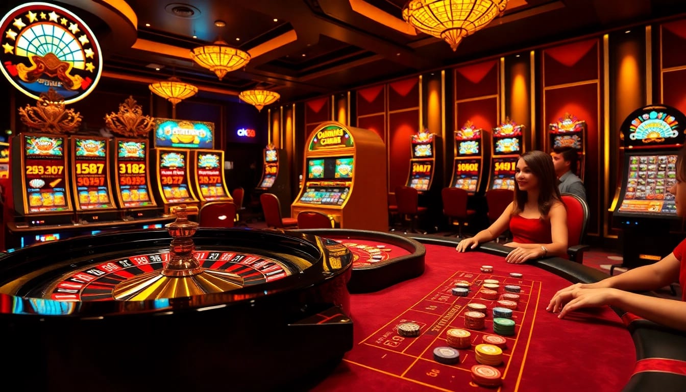 Experience the excitement of ok88 with vivid casino action featuring roulette, poker, and dynamic slot machines.