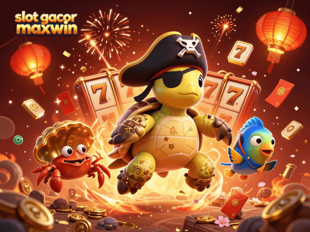Experience top wins at slot gacor maxwin with vibrant 3D characters celebrating rich gaming!