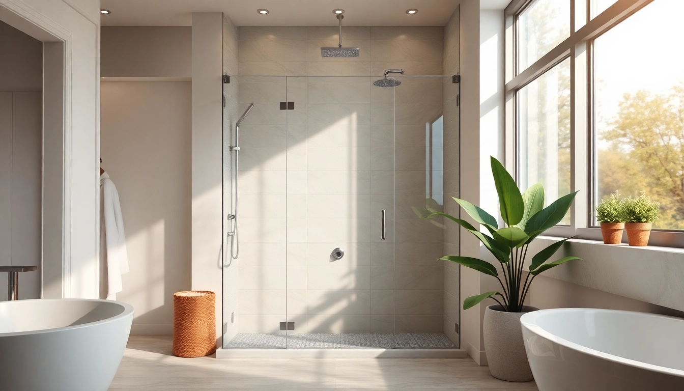 Experience elegant showers Australia with a luxurious glass walk-in shower design.