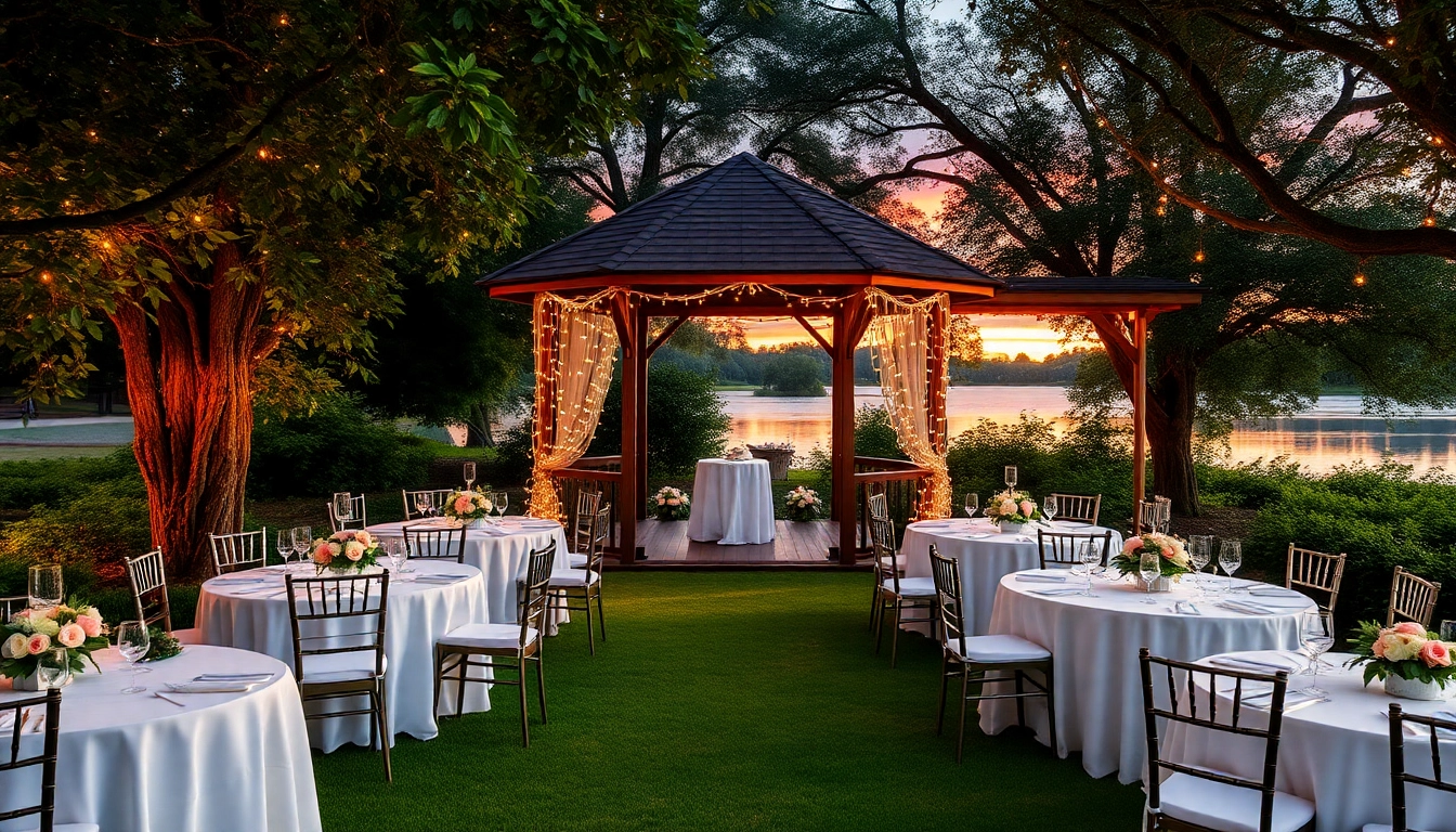 Wedding ceremony at a picturesque Jacksonville Wedding Venue, highlighting elegance and romance.