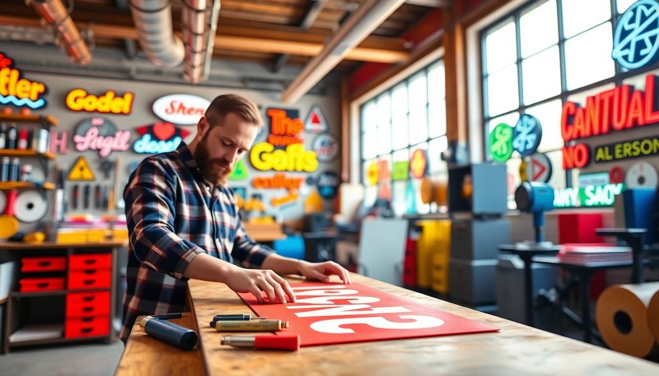 Engaging Calgary sign company showcasing custom signage design and craftsmanship.