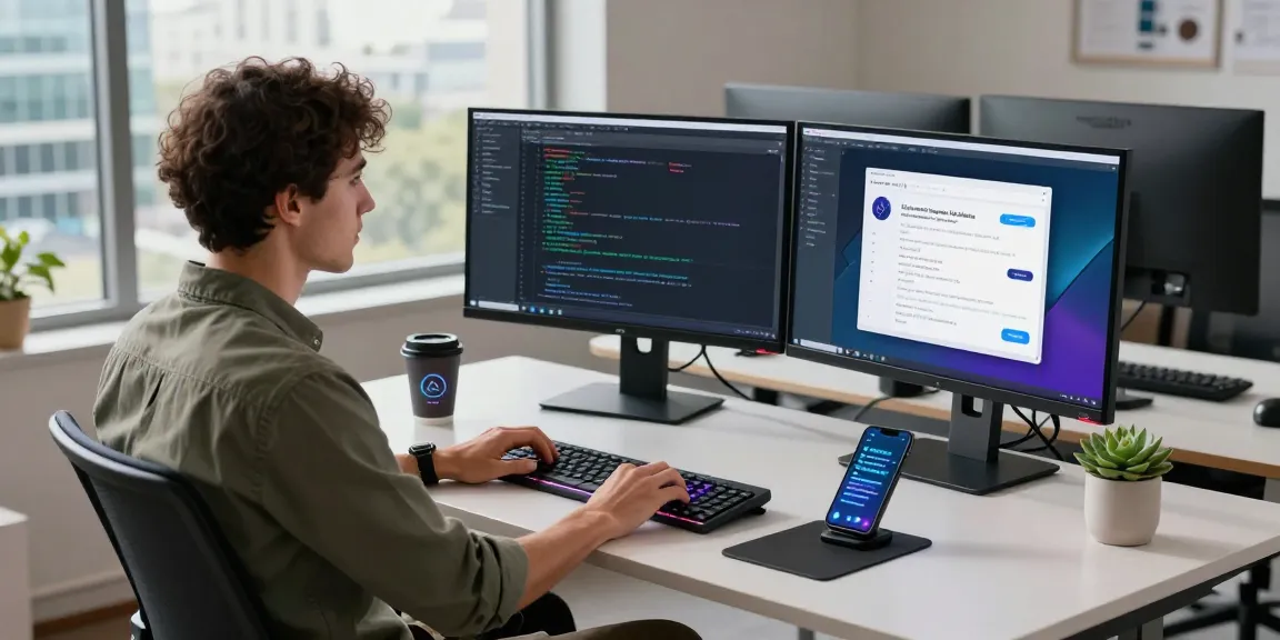 Discovering crush ai in a dynamic software development workspace, showcasing AI chatbot interface and coding elements.