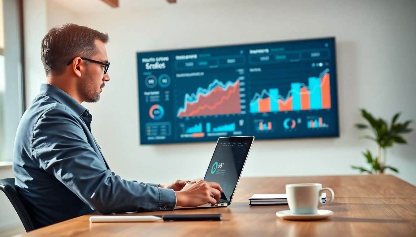 SEO Agentur Bonn analysiert digitale Marketingstrategien in modernem Büro.