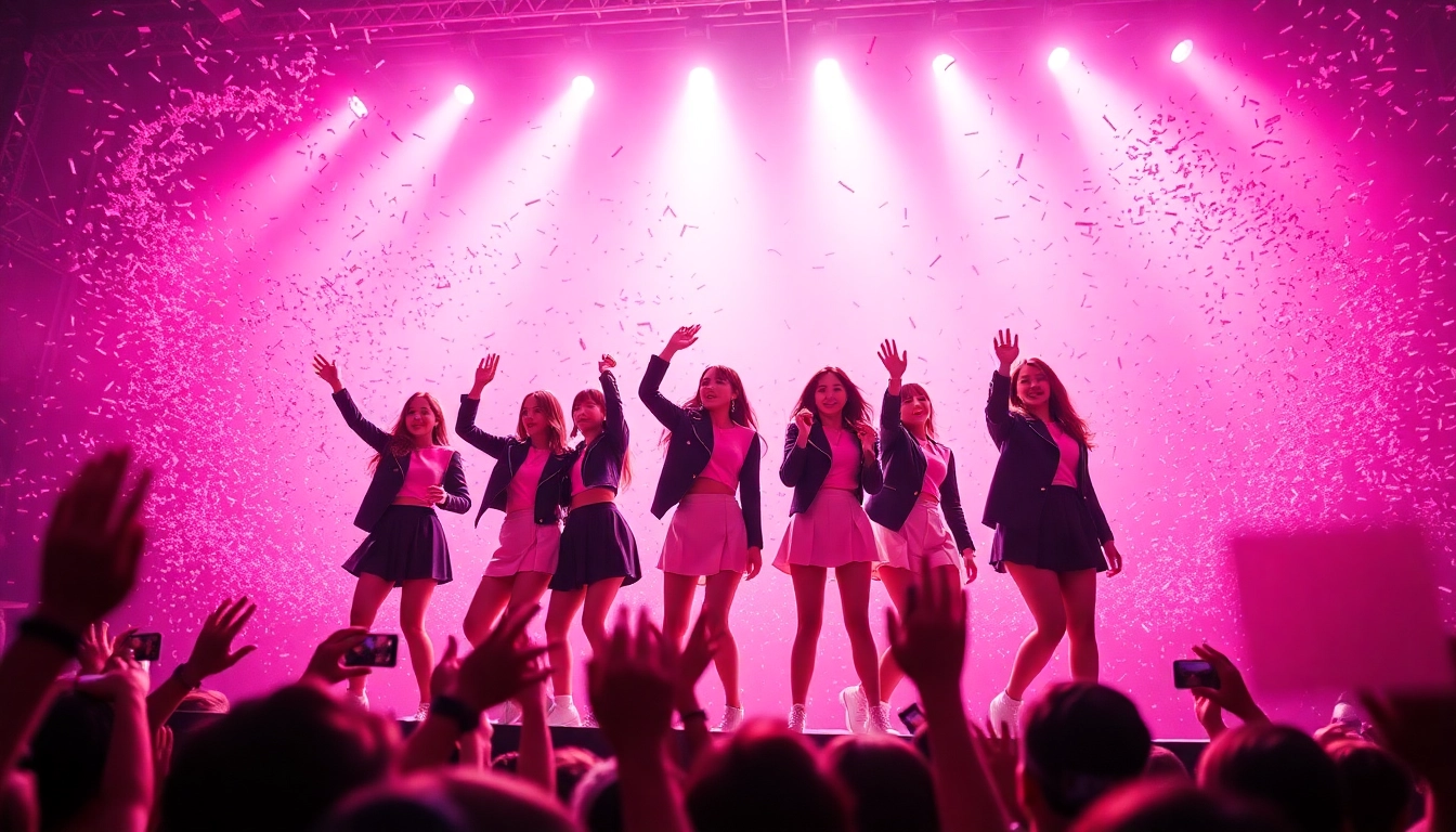 BLACKPINK news updates featuring energetic stage performances and fan interactions.