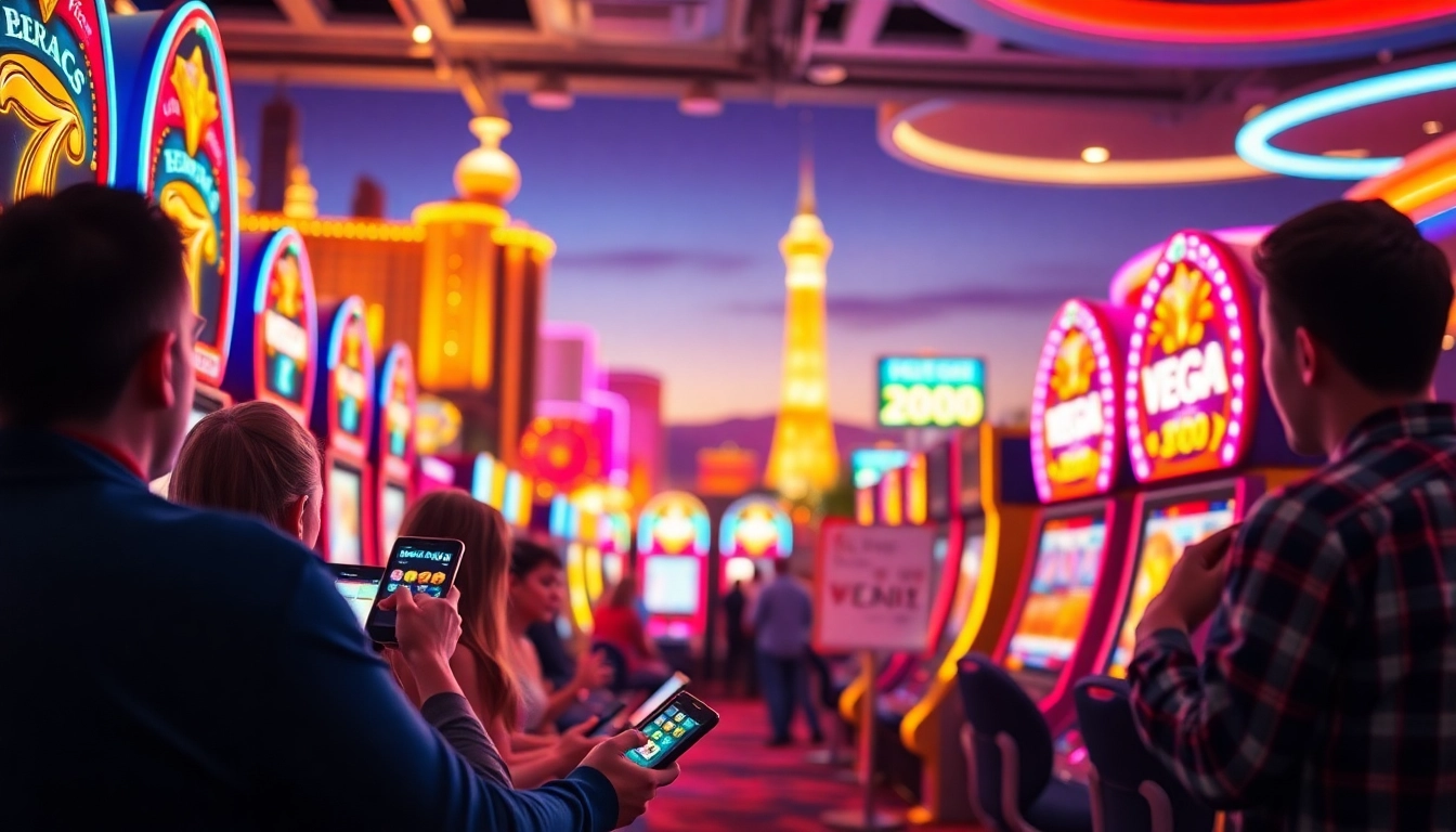 Experience the excitement of Vegas hero with vibrant casino vibes and engaging players.