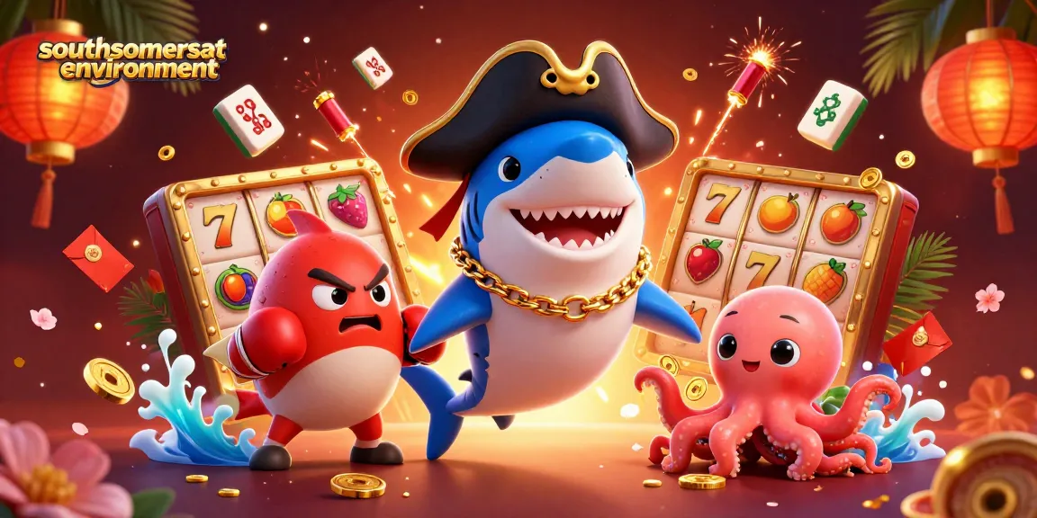 Experience excitement at southsomersetenvironment with lively characters and casino games in dynamic action.