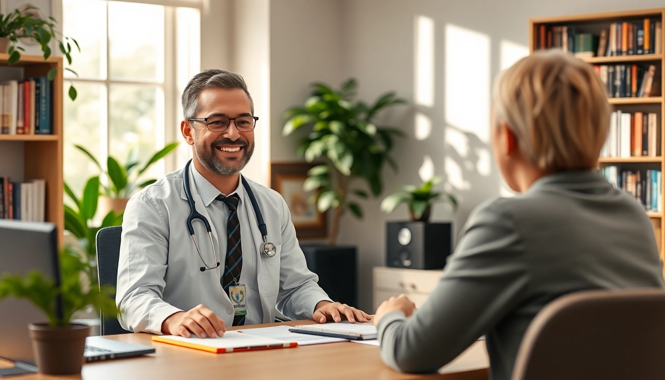 Consultation with a psychiatrist in Dubai in a friendly, inviting office environment.