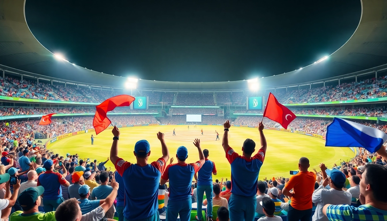 Today's IPL match predictions showcased with vibrant cricket stadium excitement.