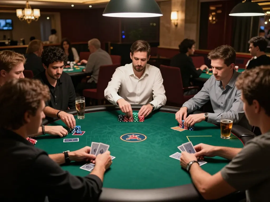 Trò chơi poker hấp dẫn trong câu lạc bộ riêng, khám phá các chiến lược liên kết m88 mới nhất.