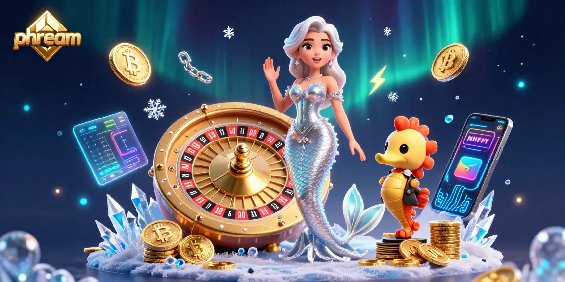 Spin and win with phdream at the golden roulette wheel and crypto coins.