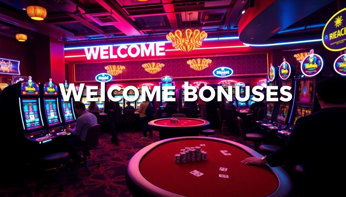 Experience enticing welcome bonuses while enjoying vibrant casino games filled with excitement.
