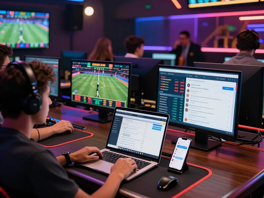Engaged bettors interacting with dynamic betting platforms at https://bong99vn.win/ showcasing the excitement of online gambling.