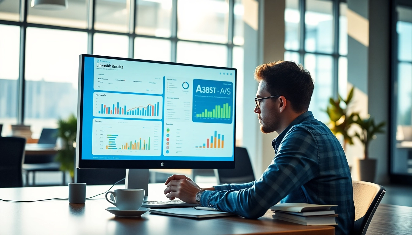 Utilize the linkedin search results scraping tool displayed effectively in a professional setting.