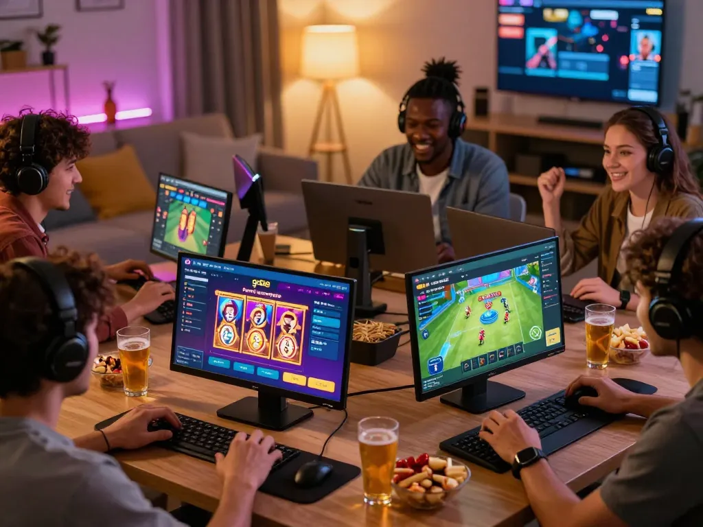 Exciting online gaming experience on go88 platform featuring lively players and colorful graphics.