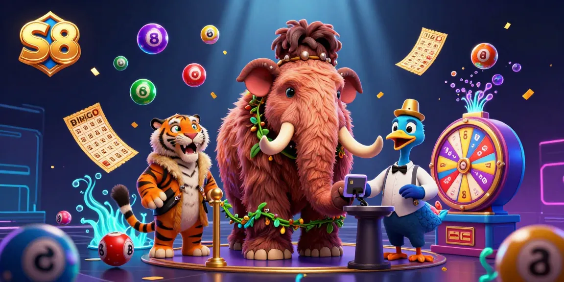 Engage with S8's thrilling casino experience featuring a bouncer, VIP, and colorful lottery elements.