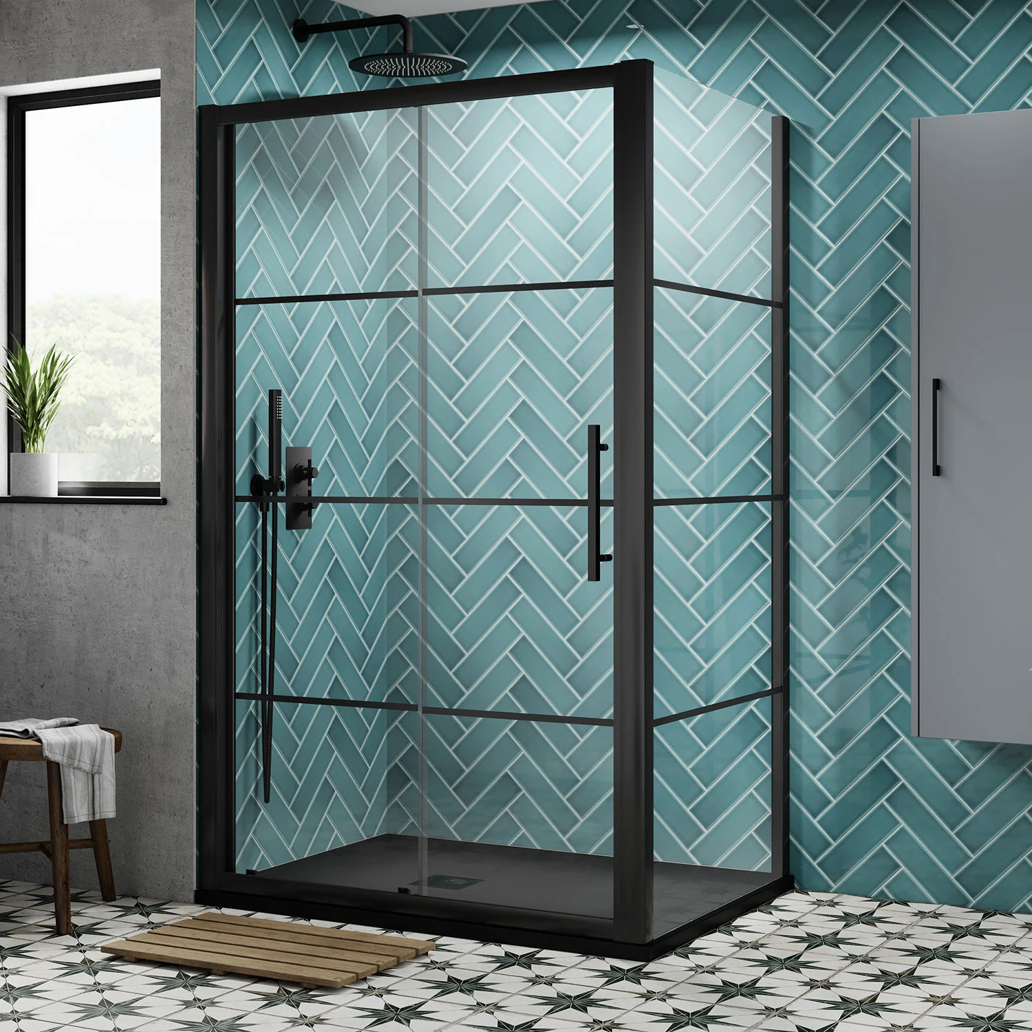 Black Shower Sliding Door Inspirations for Stylish Homes