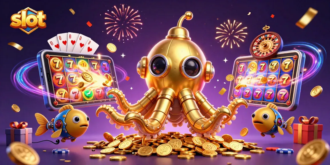 Menikmati keseruan slot dengan kraken emas dan permainan slot interaktif yang memukau.