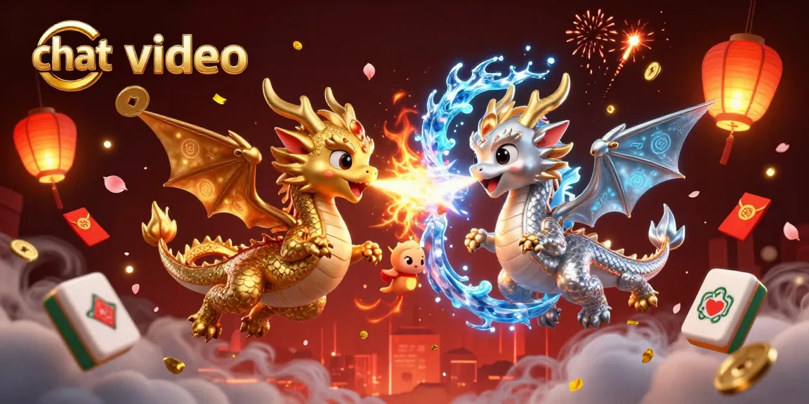 Engage in chat video with real people, featuring exciting casino themes and lively characters.