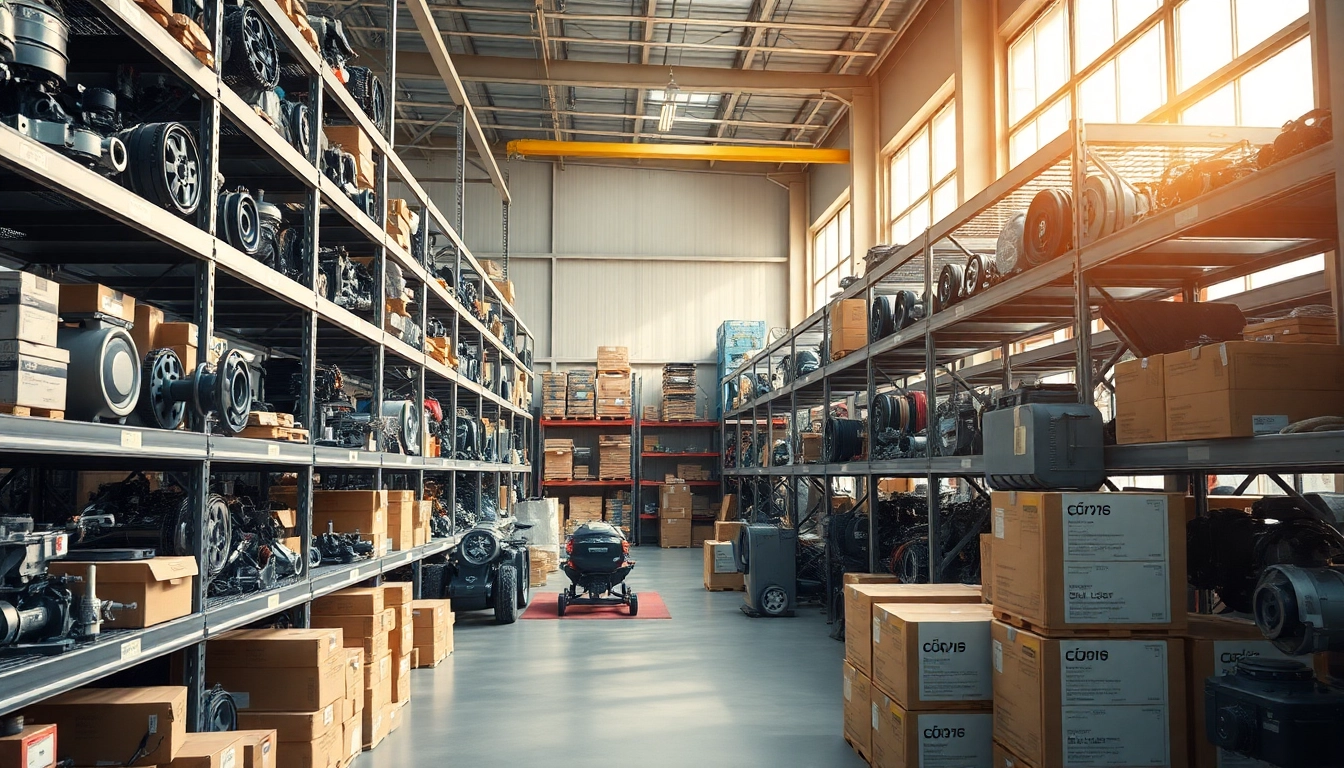 Browse premium automotive parts at https://factoryoemsupply.com/ in a modern warehouse.