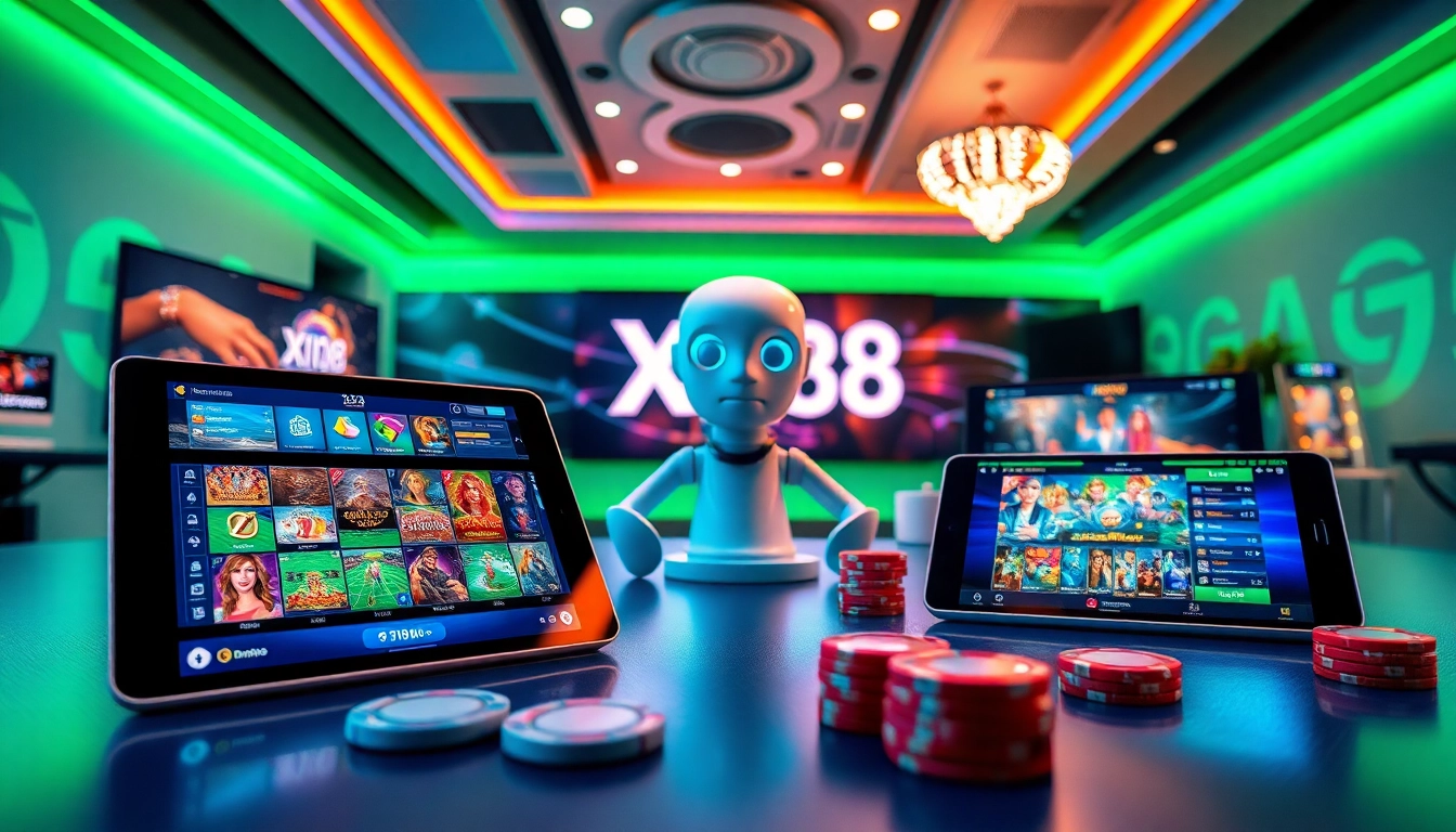 Engaging XX88 online gaming environment showcasing advanced technology and entertainment.