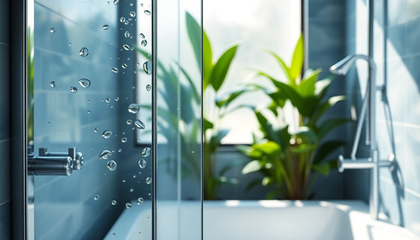 Experience elegant showers with luxurious tiles and sleek fixtures in a serene bathroom.