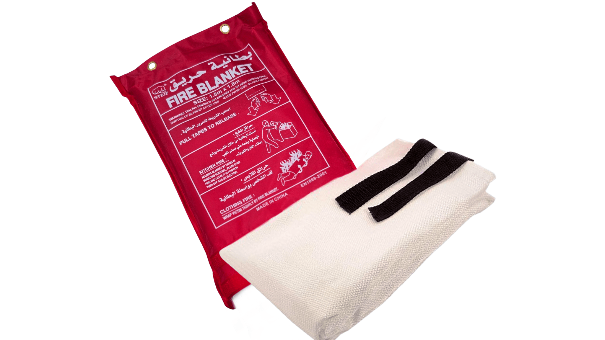 Durable Silicone Fire Blanket for Home, Car, and Workshop