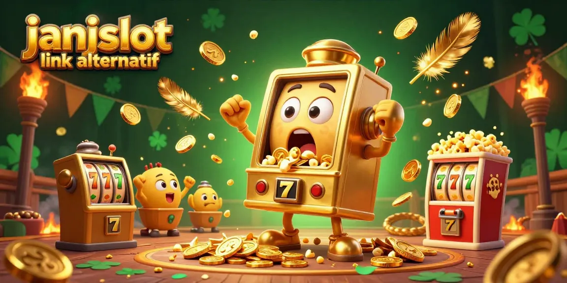 Experience the excitement of winning with janjislot link alternatif amid a bustling casino scene.