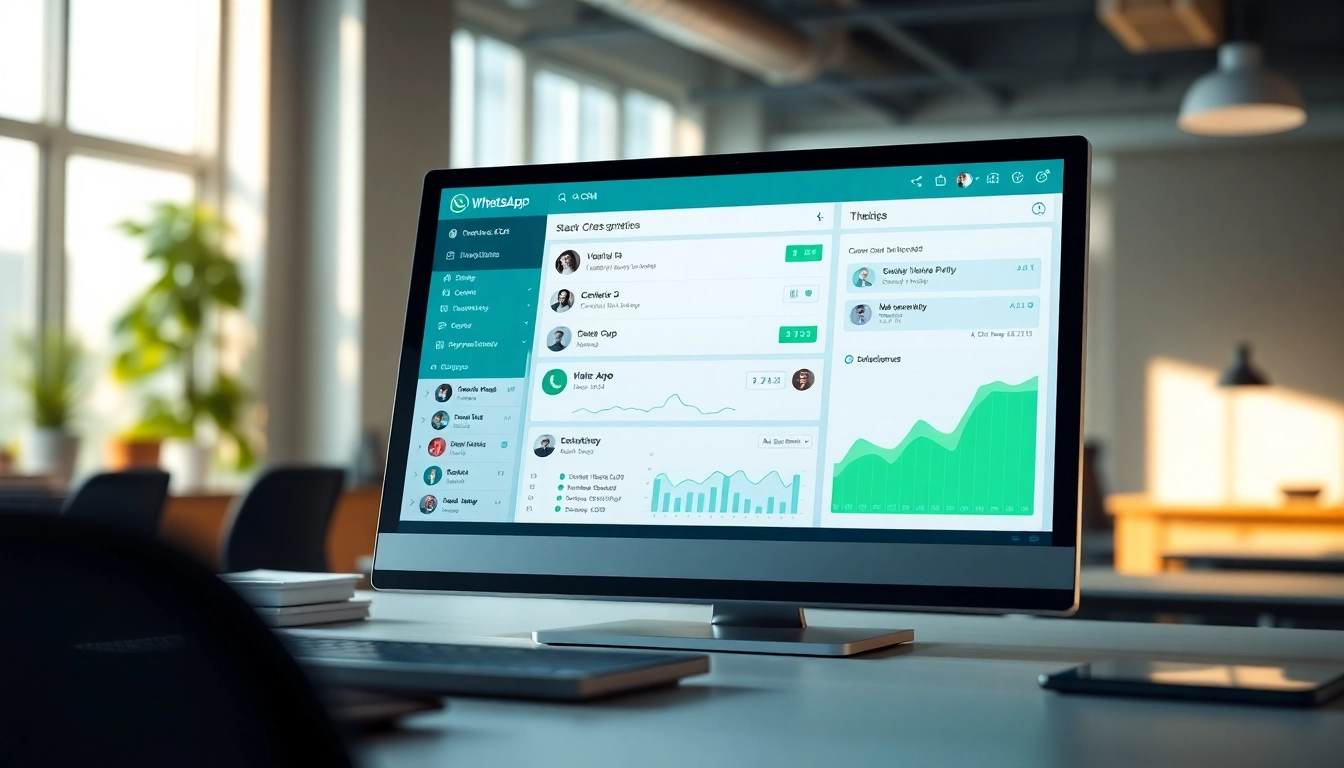 Understanding What is a CRM for WhatsApp with a streamlined dashboard and professional workspace.