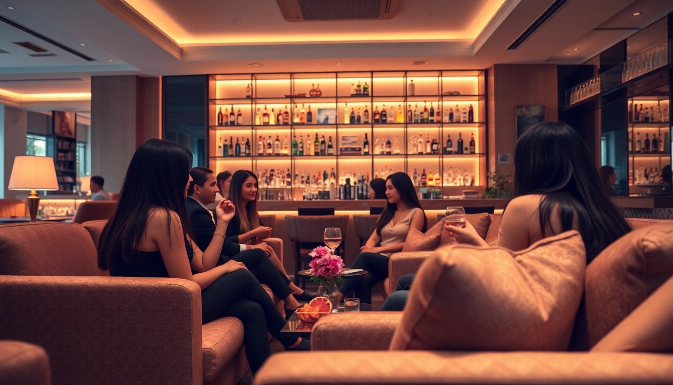 Luxurious lounge setting for Singapore escort service with elegant decor and inviting ambiance.