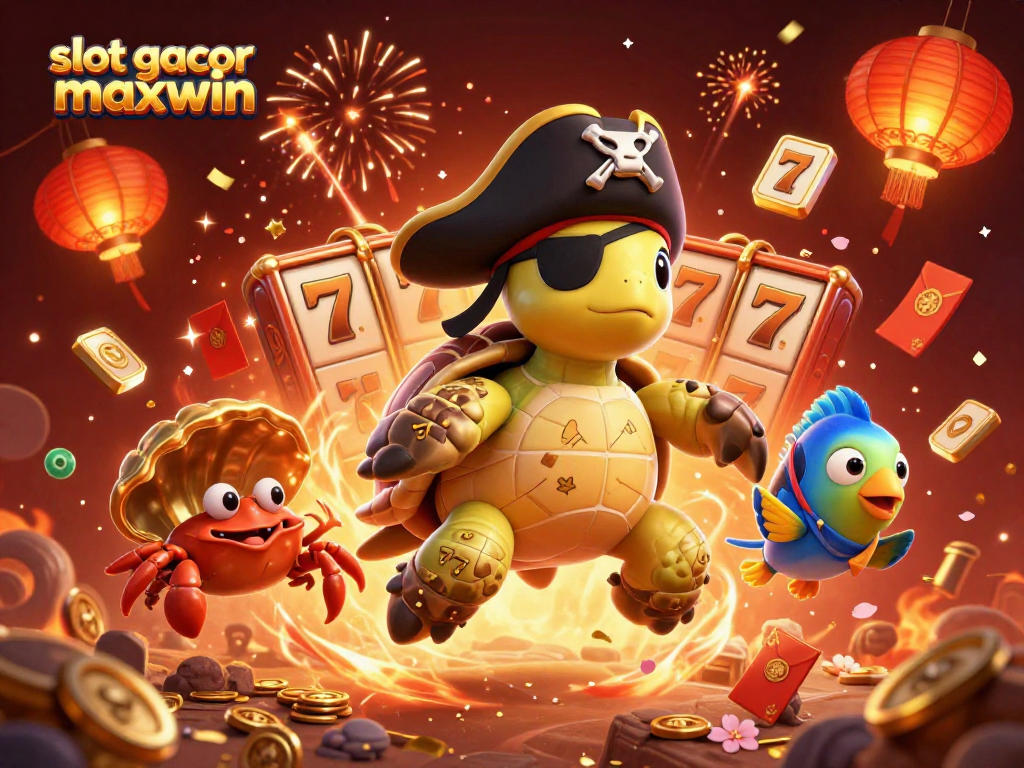 Experience top wins at slot gacor maxwin with vibrant 3D characters celebrating rich gaming!
