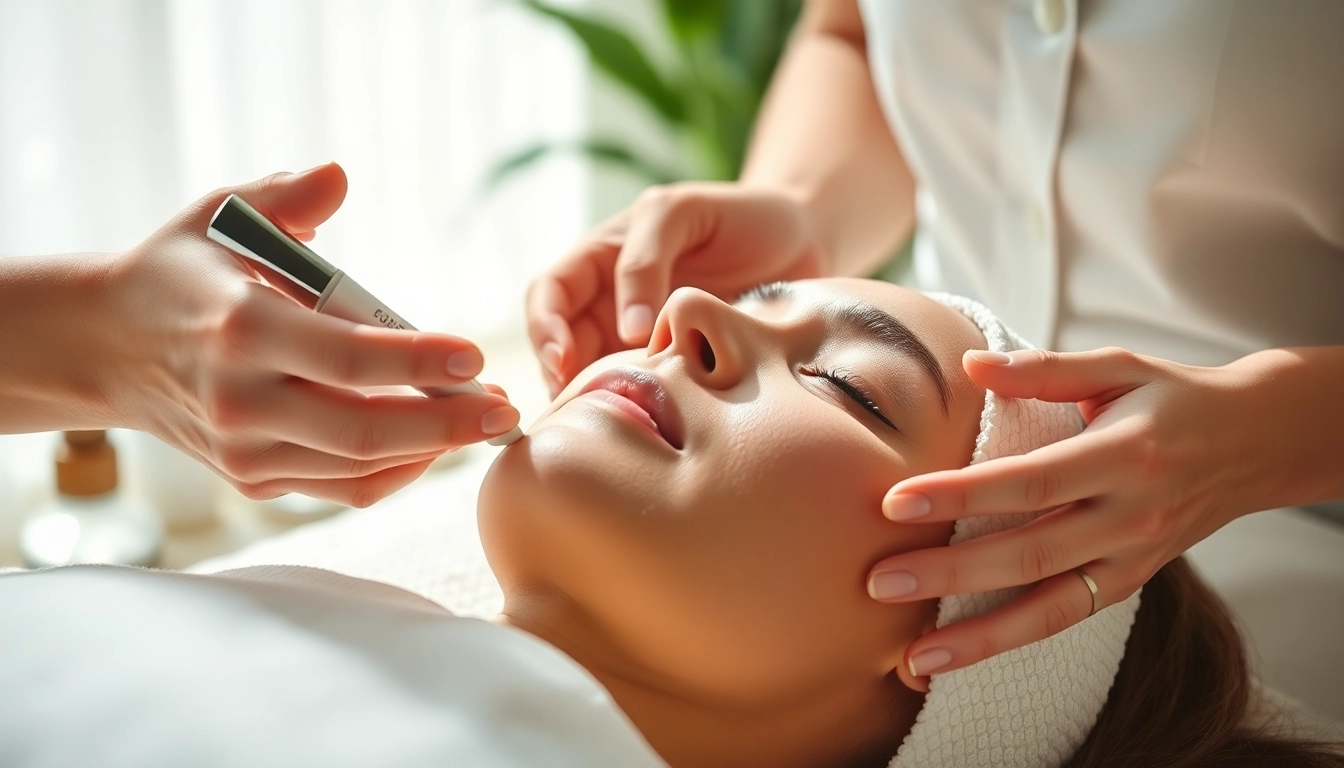 Erleben Sie Gesichtsbehandlungen Moers für strahlende Haut in einem entspannenden Spa.