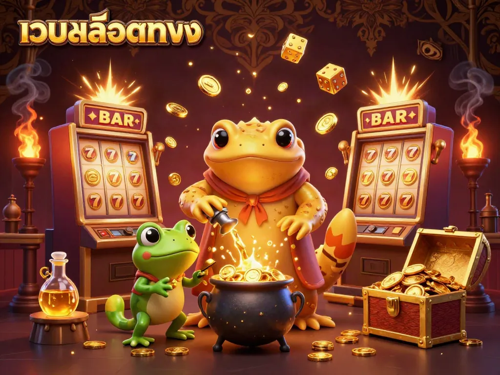 เกมสล็อตเว็บสล็อตตรงในห้องแล็บพ่อมดเต็มไปด้วยเหรียญทอง
