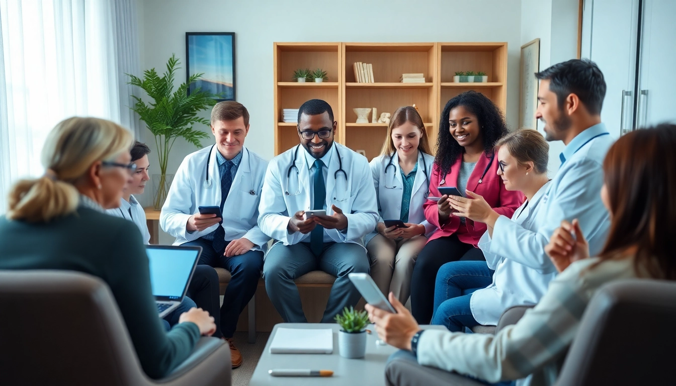 Experience an online doctor visit without insurance in a friendly, modern consultation environment.