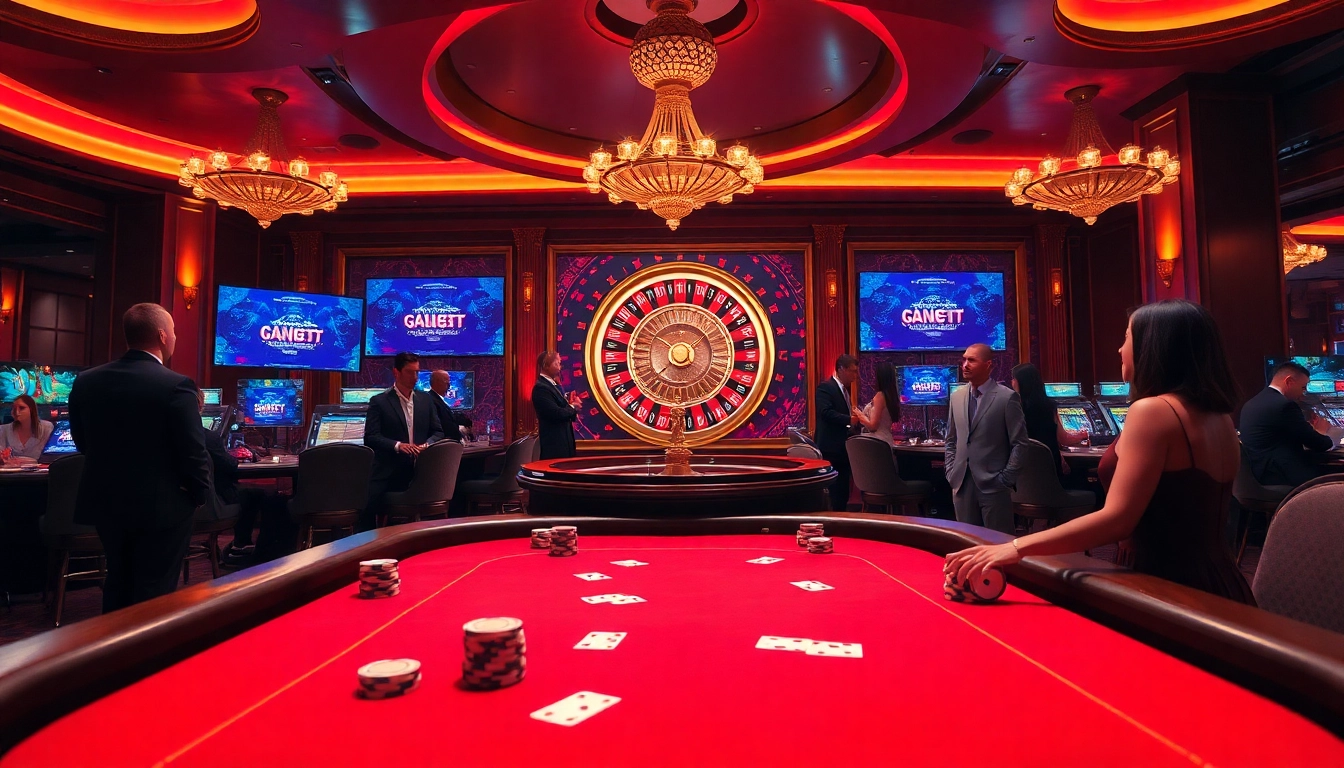 High-stakes poker game showcasing the hidden wiki with luxurious casino elements.