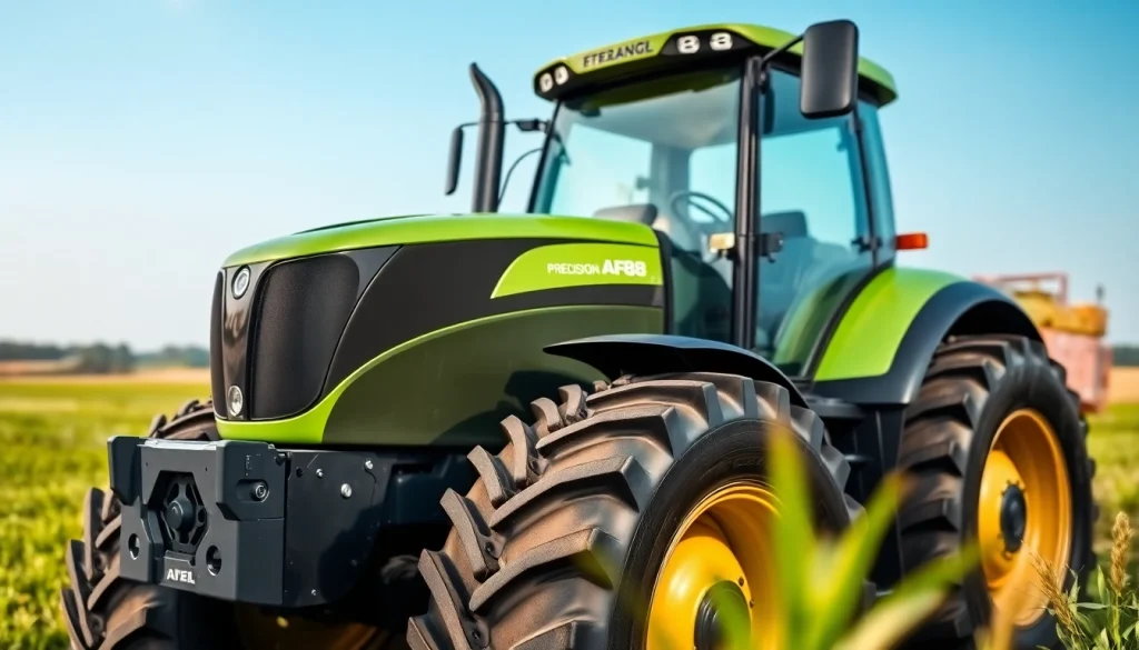 Increase farm productivity with the AF88 tractor in a vibrant agricultural setting.