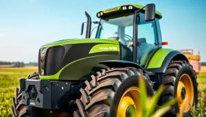 Increase farm productivity with the AF88 tractor in a vibrant agricultural setting.