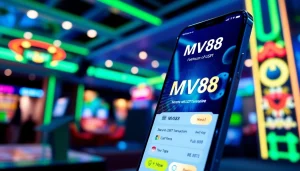 MV88 online platform interface highlighting secure USDT transactions and promotions.