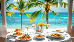 Indulge in a Private chef St Martin experience with exquisite dining overlooking the beach.