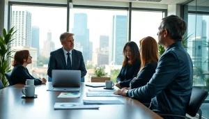 카드깡에 대한 상담을 받는 클라이언트와 금융 상담사의 이미지