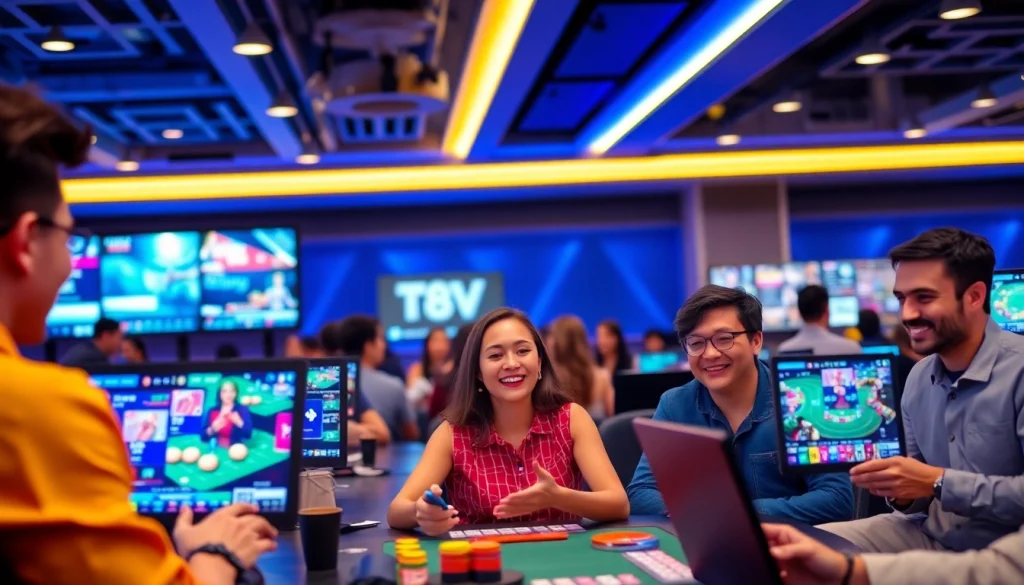 TV88 online gaming platform with diverse players enjoying secure and vibrant gaming experiences.