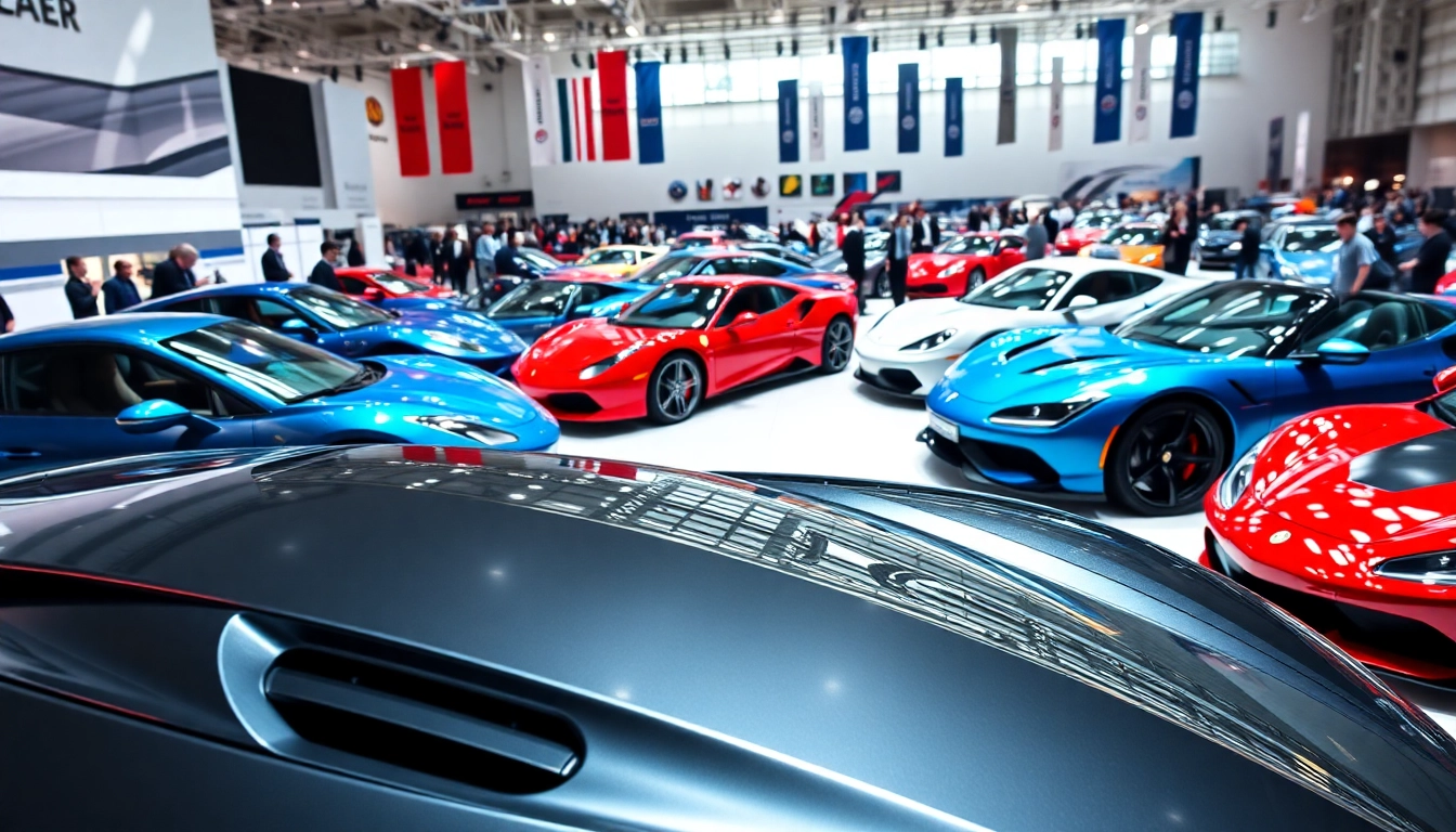 Explore the Auto Cars Show with various stunning vehicles on display in an exciting exhibition.