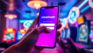 Masuk ke sayaptogel login dengan antarmuka yang menarik dan modern.