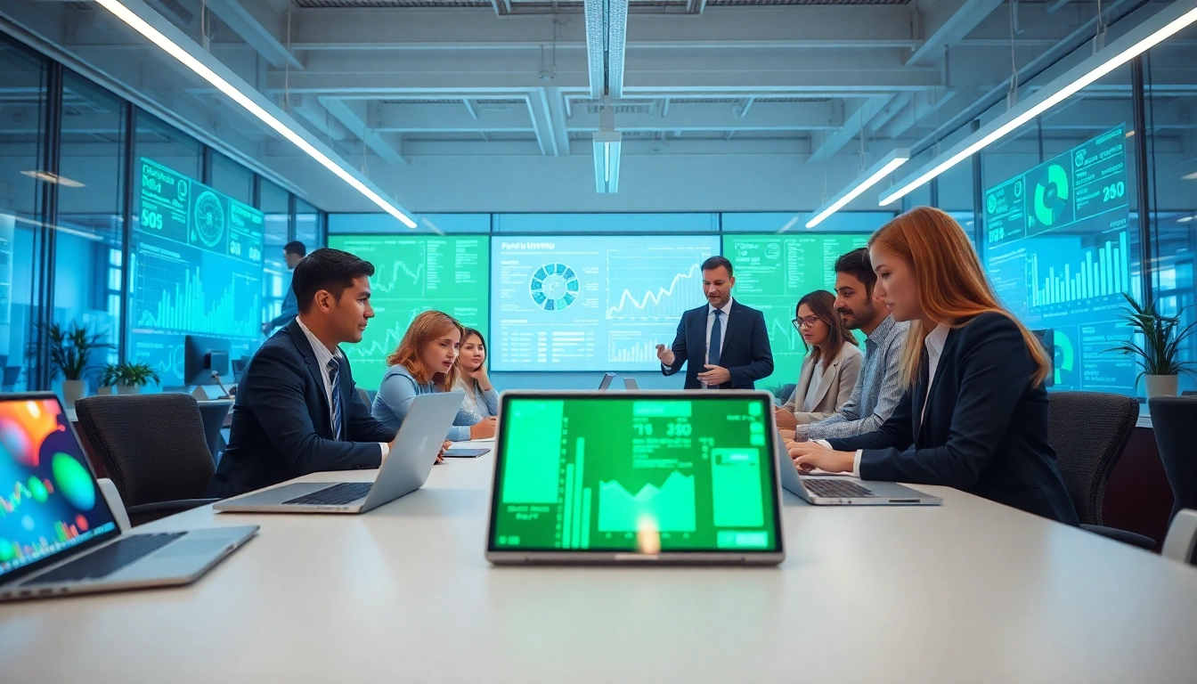 Engage with Technology through a collaborative modern workspace filled with innovative devices.