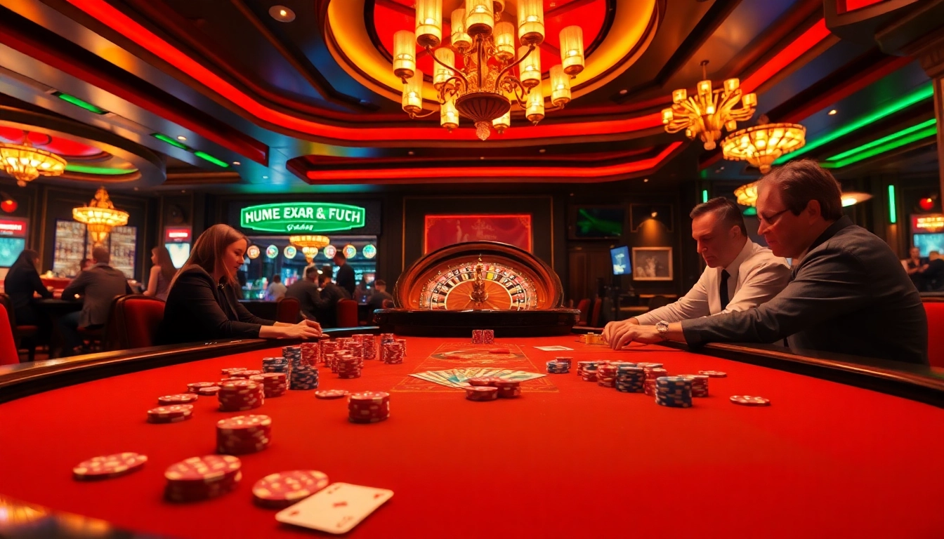 Exciting poker game at https://xx88.bar/ showcasing vibrant chips and cards.