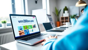 Engaging user experience on https://rr88sn.com/ showcased in a modern workspace.